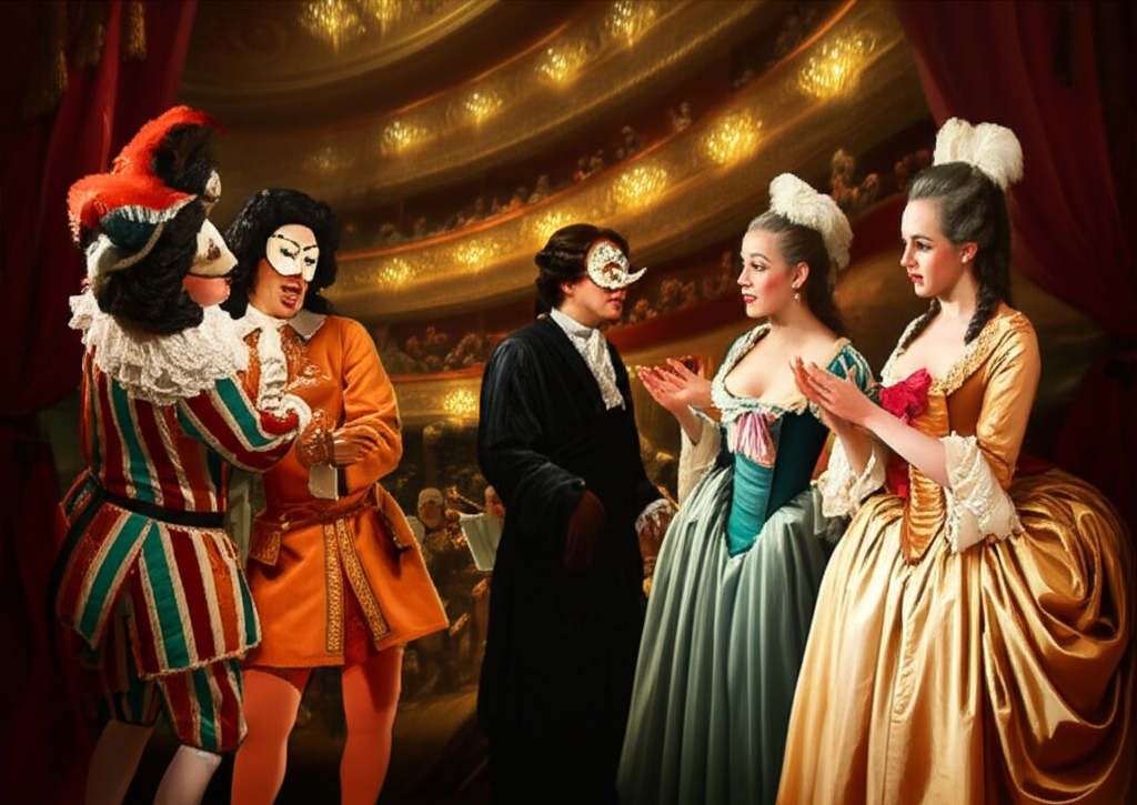 Comedia dell’Arte y Ópera Un Legado de Máscaras y Melodías
