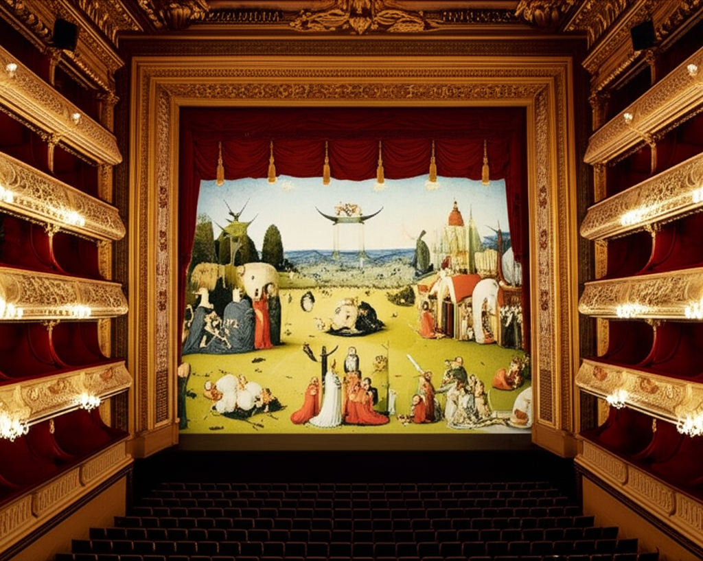 Escenografía Inspiradora Uniendo Pintura y Teatro