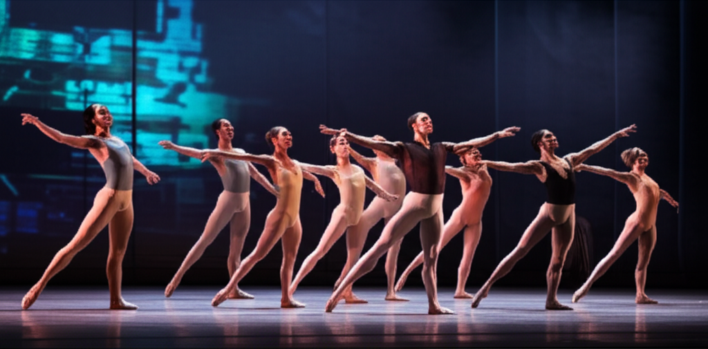 Una imagen ilustrstiva de Innovación en Coreografía Desafiando los Límites del Movimiento