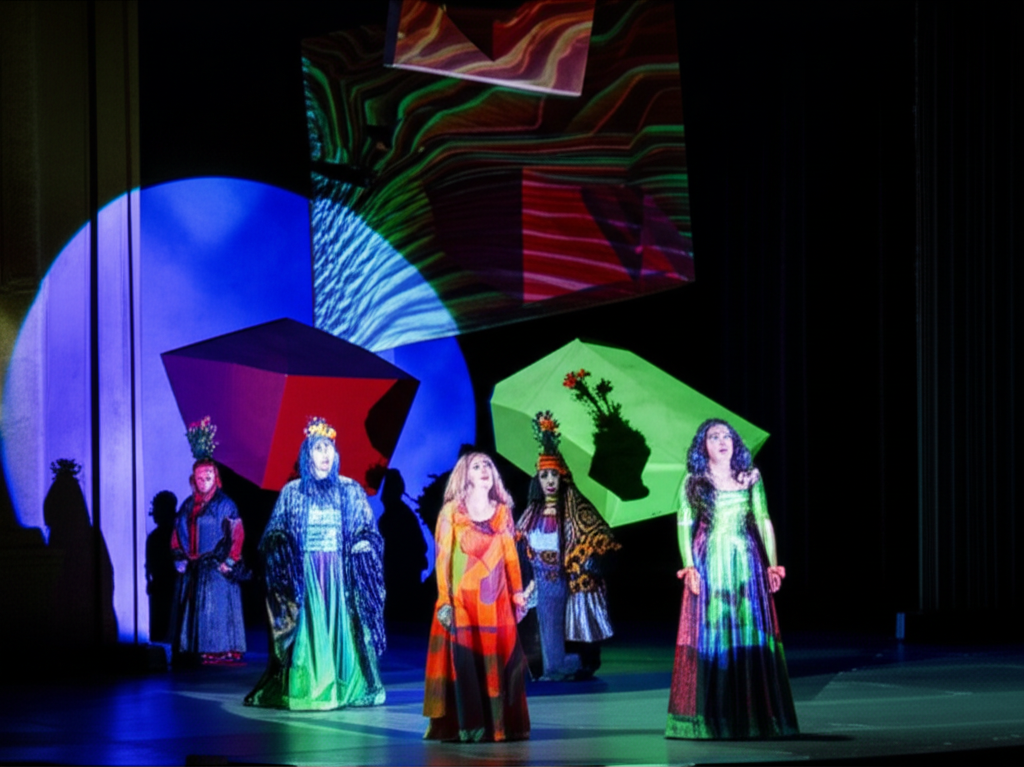 El Arte Abstracto en la Ópera Expresión Visual de Emociones y Atmósferas