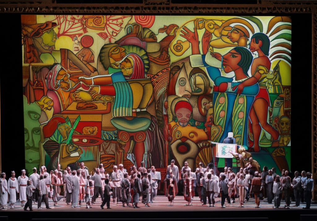 El Impacto del Arte Mural Mexicano en la Ópera Color, Forma y Expresión